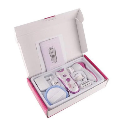 Эпилятор женский многофункциональный 6 в 1 пинцетный Kemei KM-3066 Х массажер уход за кожей 2 скорости