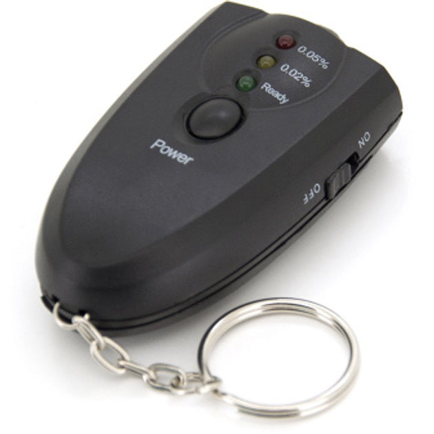 Электронный портативный алкотестер с подсветкой 2 x ААА, Компактный портативный алкотестер