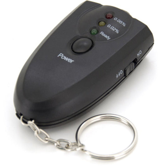 Электронный портативный алкотестер с подсветкой 2 x ААА, Компактный портативный алкотестер