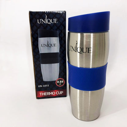 Термокружка UNIQUE UN-1072 0.38 л, Термокружка для детей, Термос для питьевой воды. Цвет: синий