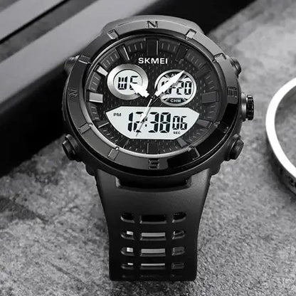 Часы наручные мужские SKMEI 2014BKWT, часы наручные электронные тактические, часы армейские оригинал