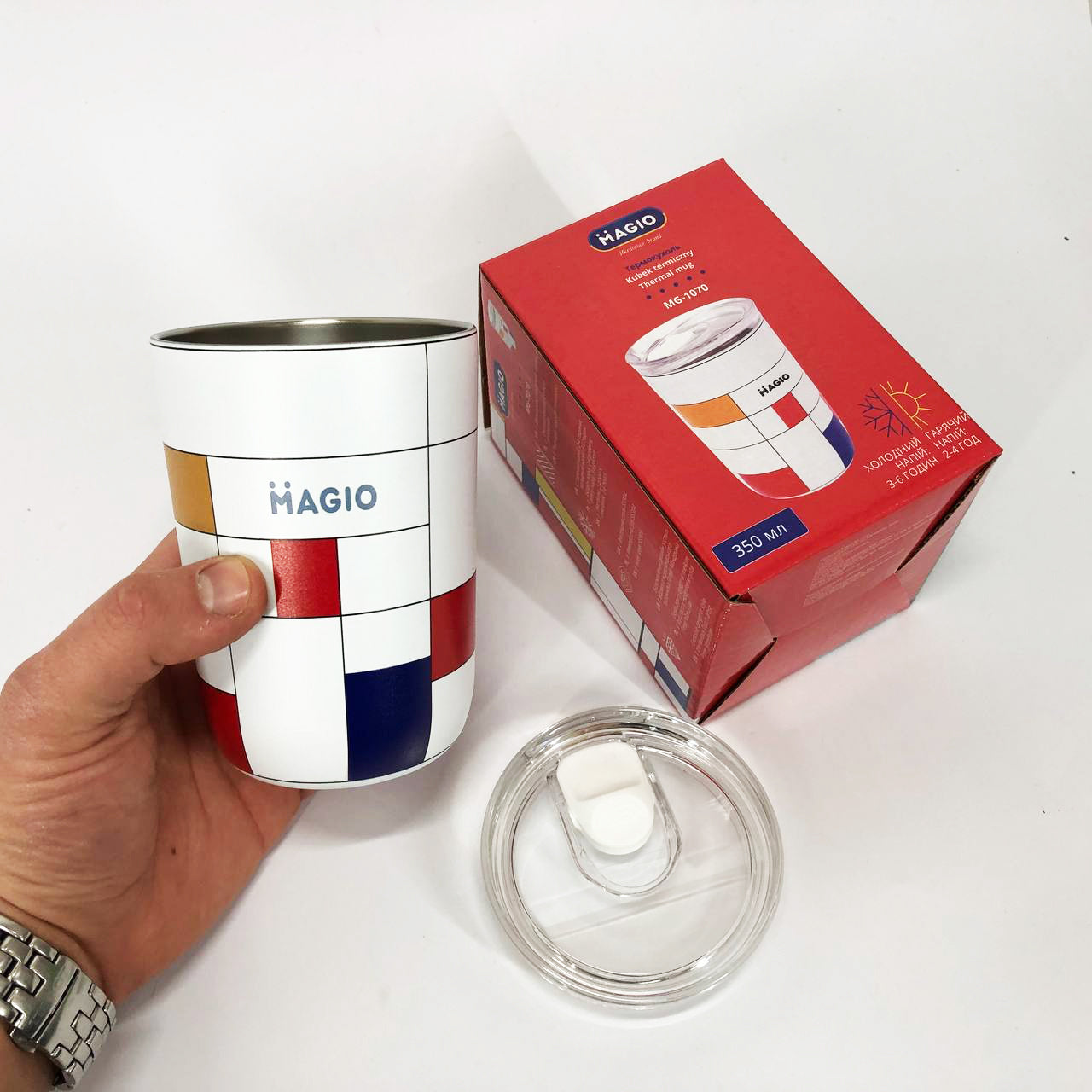 Термокружка Magio MG-1070 0.35 л, Термокружка для детей, Термос для питьевой воды, Термос для кофе