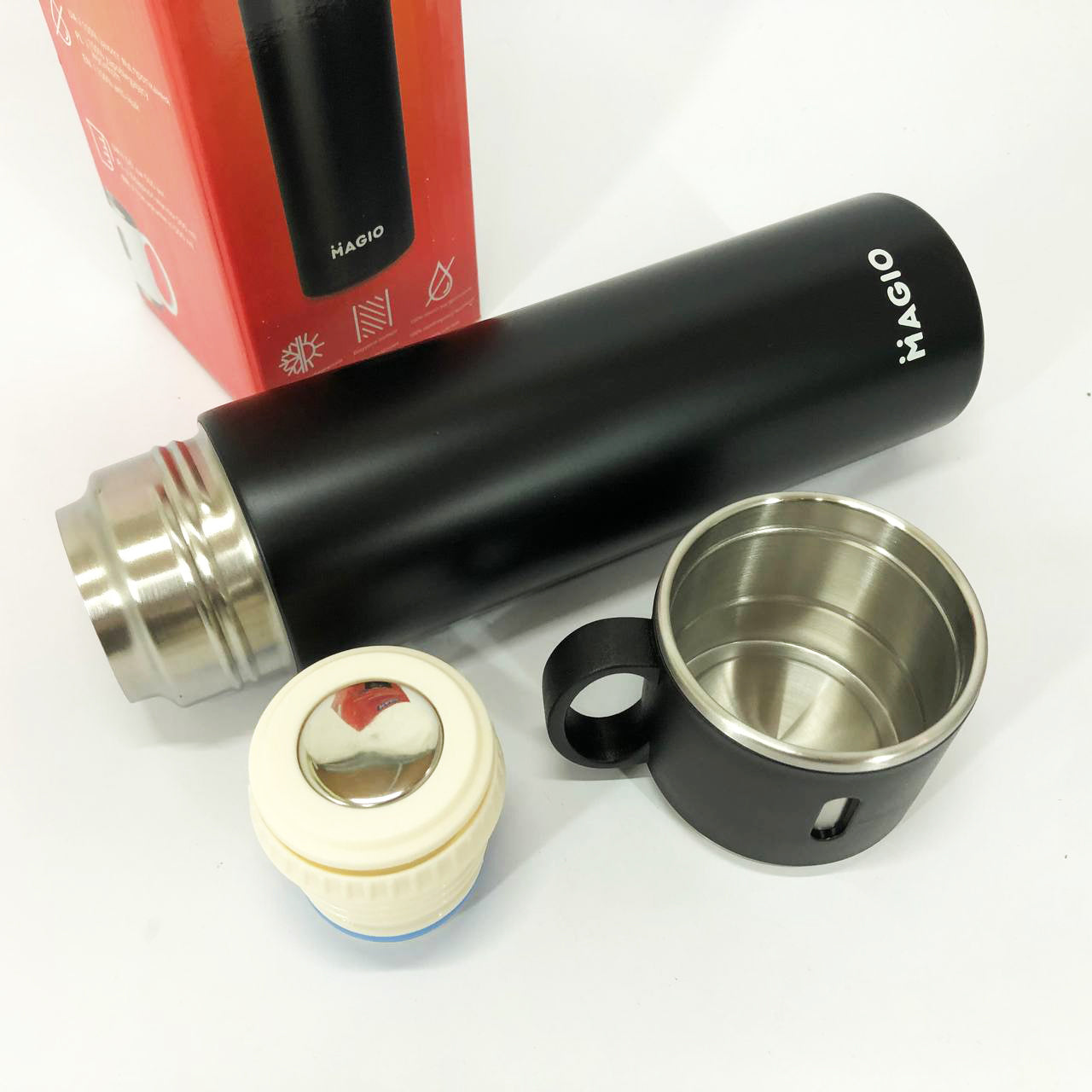 Термос MAGIO MG-1046B 0.5 л, Термос для спортсменів, Термокружка з вакуумною ізоляцією