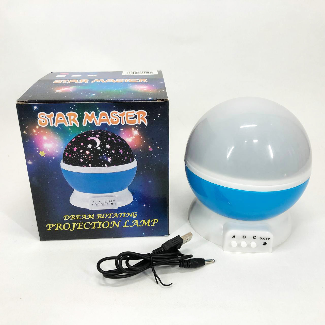 Проектор звездного неба Star Master Big Dream, ночник проектор звездное небо. Цвет: синий