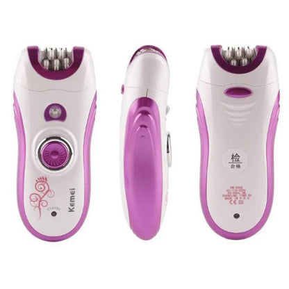 Эпилятор женский многофункциональный 6 в 1 пинцетный Kemei KM-3066 Х массажер уход за кожей 2 скорости