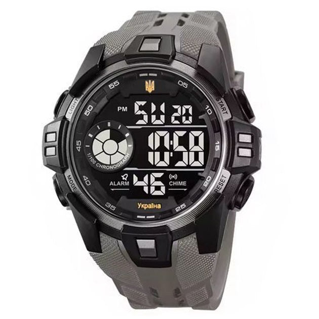 Годинник наручний чоловічий SKMEI 3212/2123GY, Чоловічий армійський водостійкий тактичний годинник,