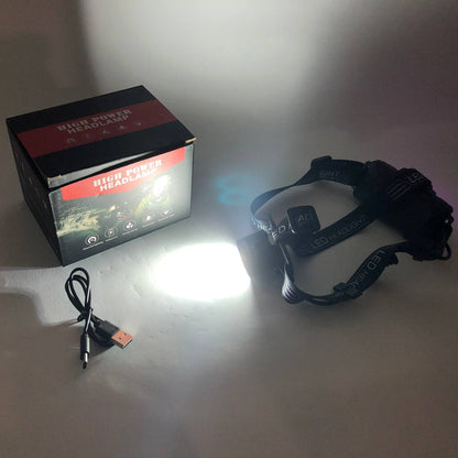 Фонарь налобный аккумуляторный Police 2128-2T6, Портативный светодиодный налобный фонарь