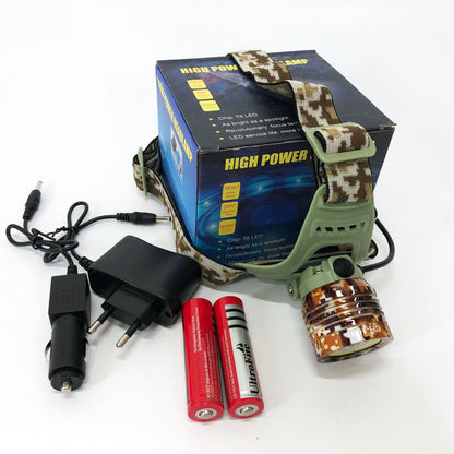 Фонарь налобный CH-108-T6+COB(white+red), сверхмощный налобный фонарь, светодиодный фонарь на лоб