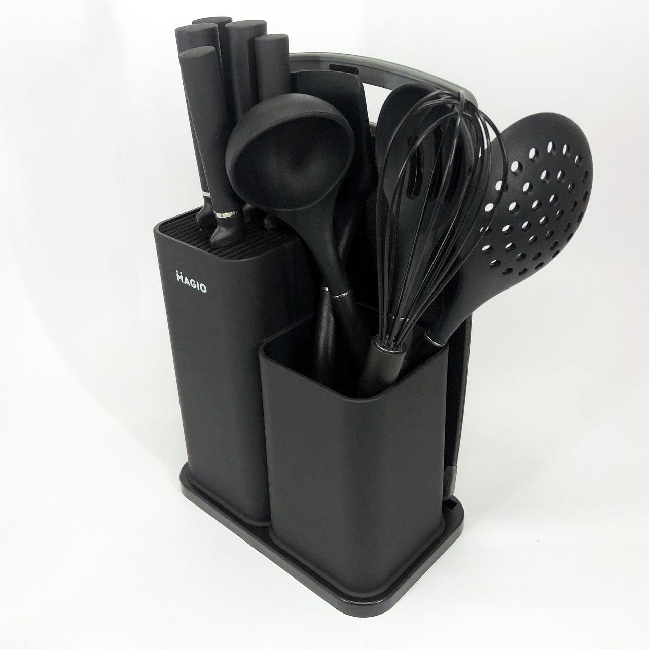 Набор силиконовых кухонных принадлежностей Magio MG-1097B набор ножей лопаток 12 предметов