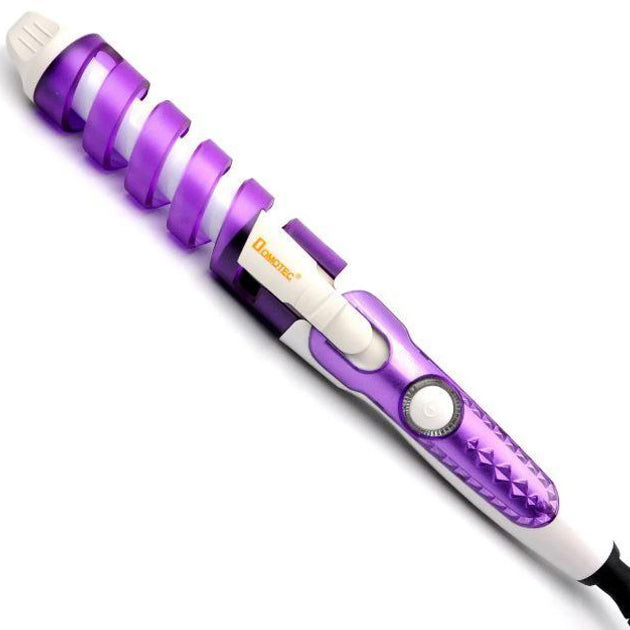 Плойка спиральная для волос Domotec MS 4901 с керамико-турмалиновым покрытием, Стайлер для завивки