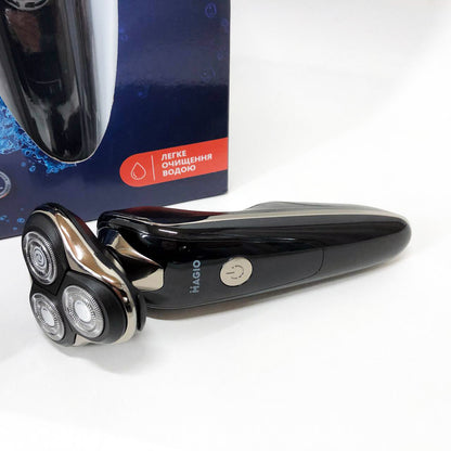 Электробритва 3 плав. головки/ сухое/ влажное бритье/высувной триммер MAGIO MG-687