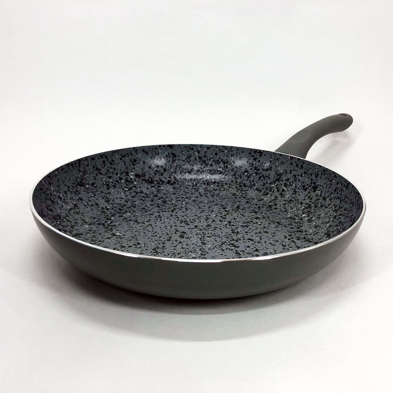 Сковорода Well Done WD-1028B с покрытием LightStone 28 см, сковорода с индукционным дном, для жарки