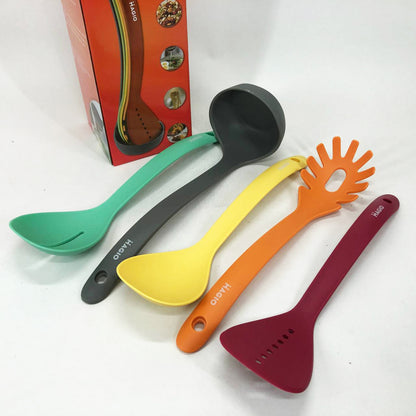 Набор кухонных принадлежностей Magio MG-1123 5 предметов, Силиконовый кухонный набор поварешек