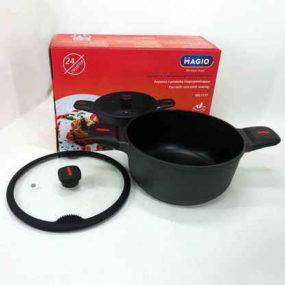 Кастрюля Magio MG-1171 Литая антипригарная 5л 24 см