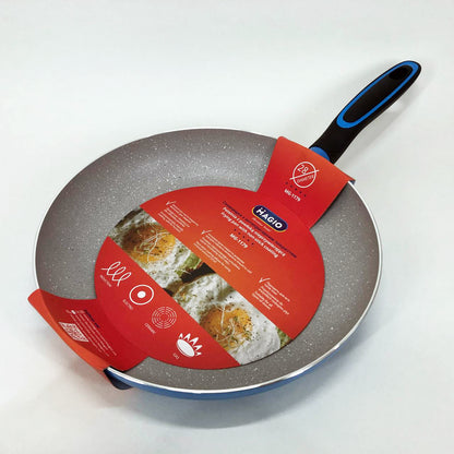 Сковорода Magio MG-1179 с мраморным антипригарным покрытием 28 см, Качественная сковорода для жарки