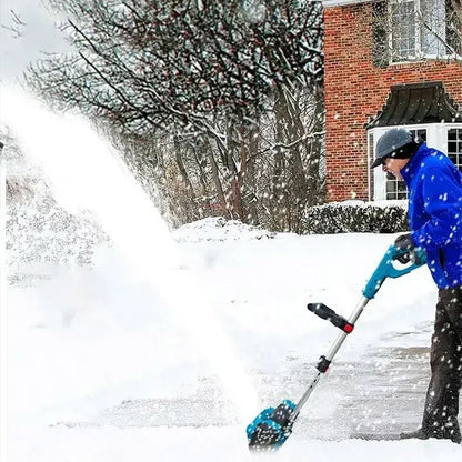 Снегоуборщик аккумуляторный на 2 АКБ складной Krafftec