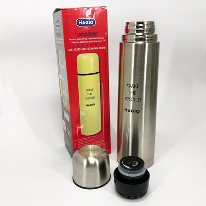 Термос из нержавеющей стали 1 л MAGIO MG-1033S, Термокружка для детей, Термос для питьевой вод