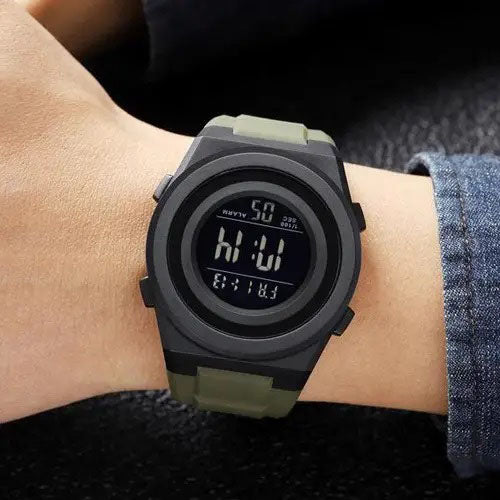 Часы наручные мужские SKMEI 2080AG, мужские армейские водостойкие тактические часы, часы для мужчины