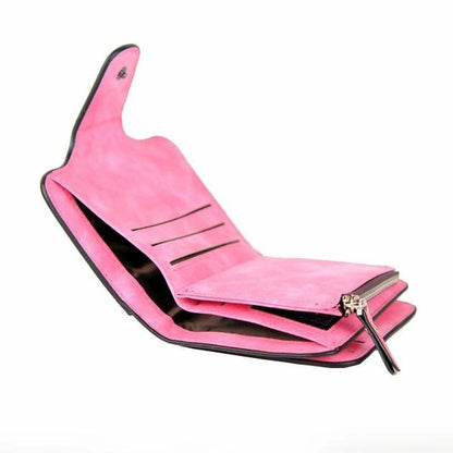 Кошелек женский Baellerry N2346, Небольшой женский кошелек, Стильный женский кошелек. Цвет: малиновый