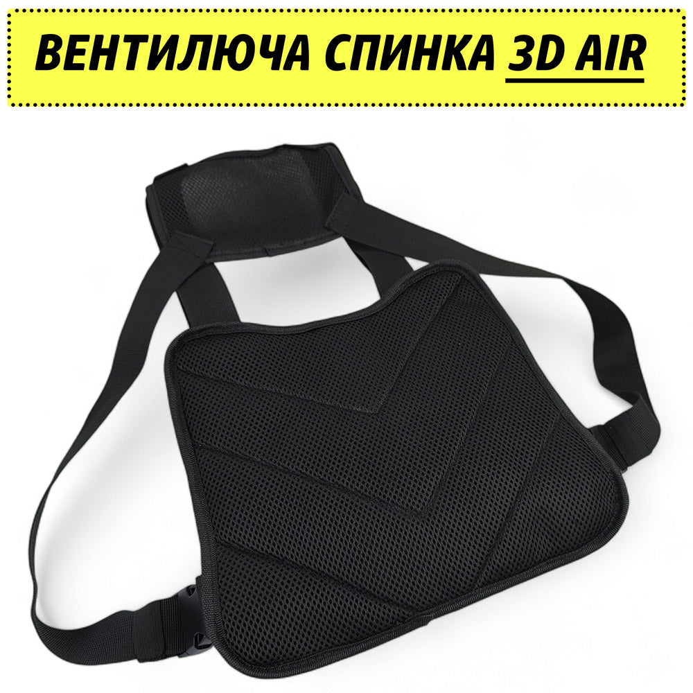 Нагрудная тактическая сумка мужская, сумка через плечо черная разгрузка