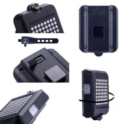 Задний велофонарь с поворотником и лазерной разметкой AQY-0100, Велосипедный фонарь с защитой от влаги