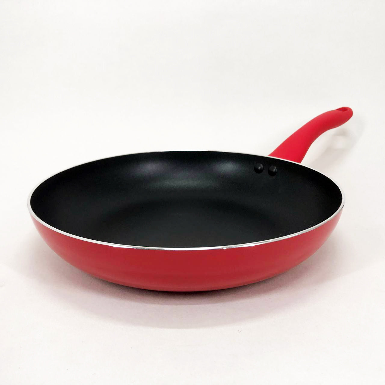 Сковорода с антипригарным покрытием "XYLAN" Con Brio CB-2614 26 см, сковорода для жарки. Цвет: красный