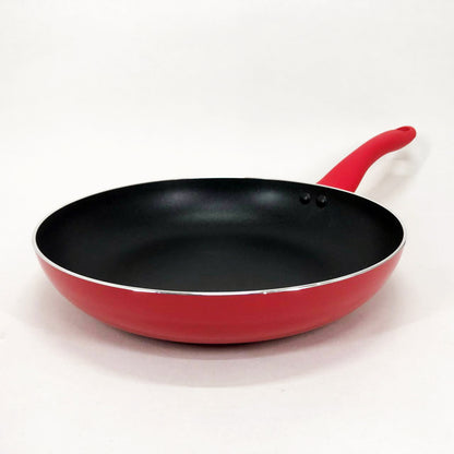 Сковорода с антипригарным покрытием "XYLAN" Con Brio CB-2614 26 см, сковорода для жарки. Цвет: красный