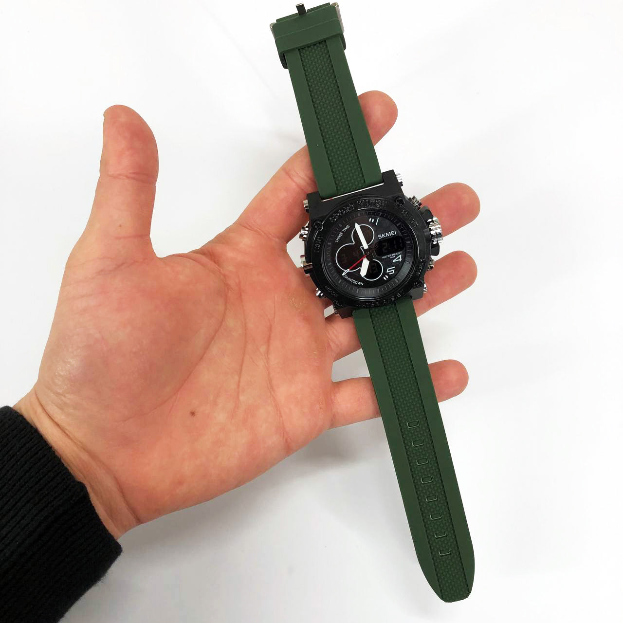 Часы наручные мужские SKMEI 2065AG, водонепроницаемые мужские часы, мужские спортивные