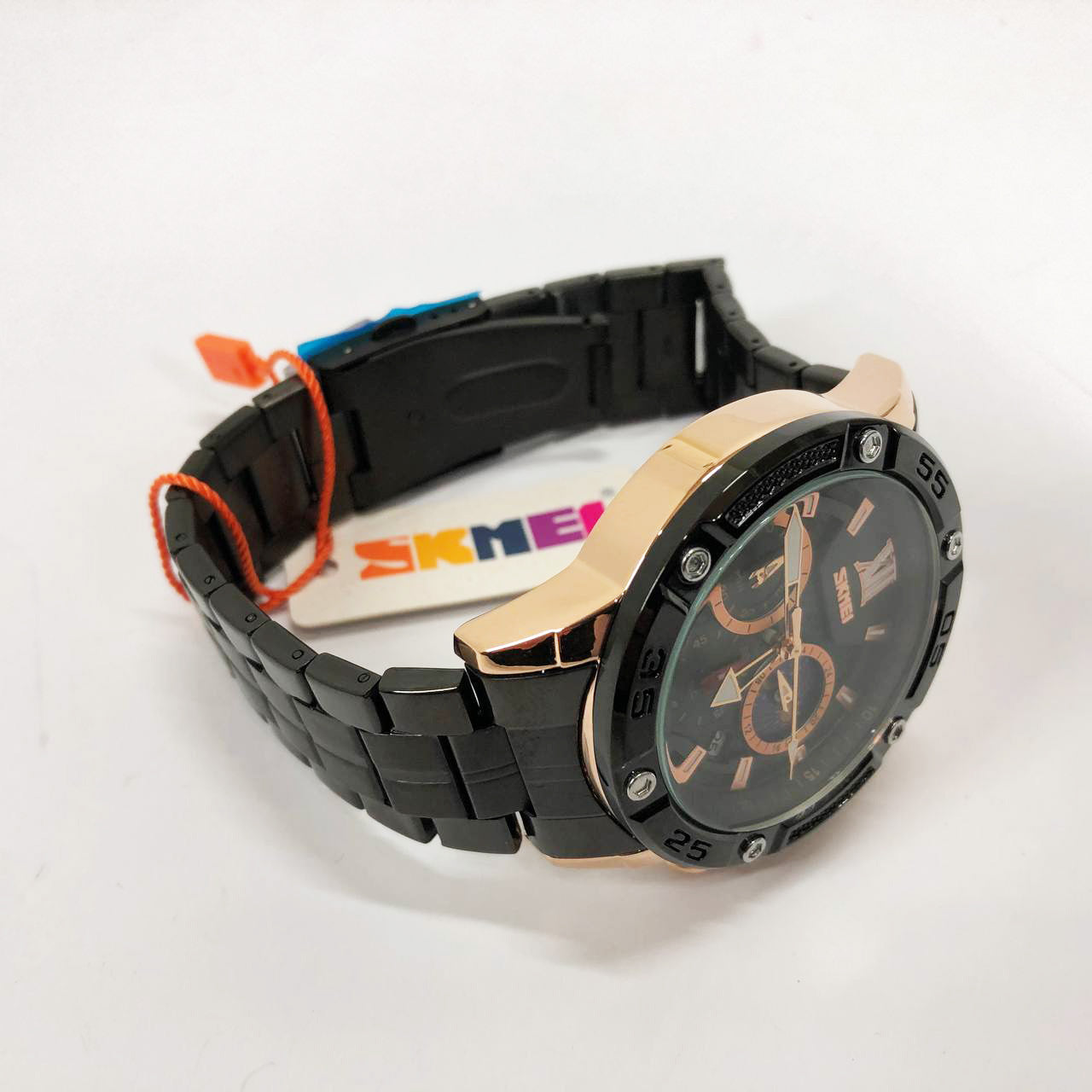 Часы наручные мужские SKMEI 9235RG, часы кварцевые мужские, модные мужские часы круглые