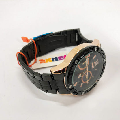 Часы наручные мужские SKMEI 9235RG, часы кварцевые мужские, модные мужские часы круглые