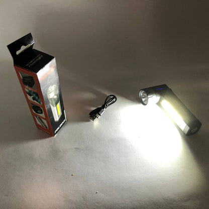 Фонарь карманный поворотный Police 508-OSL+COB, встроенным аккумулятором, магнитом и 7 режимами