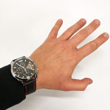 Часы наручные мужские SKMEI 9106RD, оригинальные мужские часы, модные мужские часы круглые