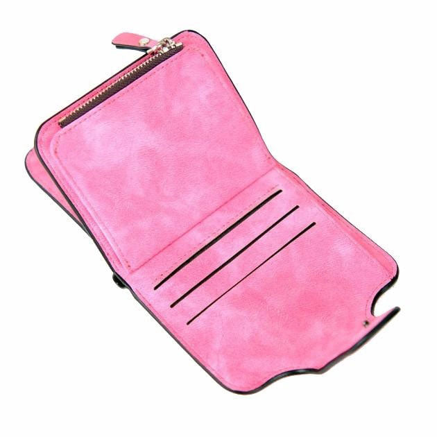 Кошелек женский Baellerry N2346, Небольшой женский кошелек, Стильный женский кошелек. Цвет: малиновый