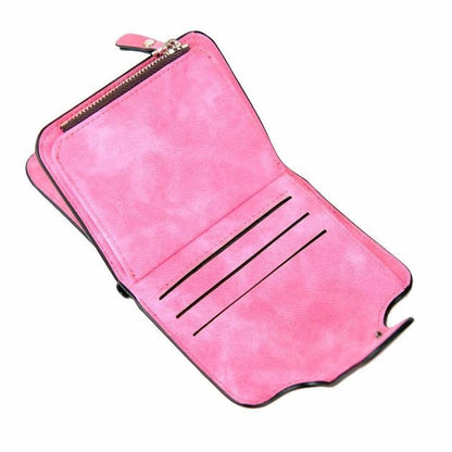 Кошелек женский Baellerry N2346, Небольшой женский кошелек, Стильный женский кошелек. Цвет: малиновый