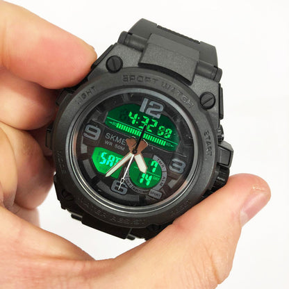 Часы наручные мужские SKMEI 1452BK BLACK, водонепроницаемые мужские часы. Цвет: черный