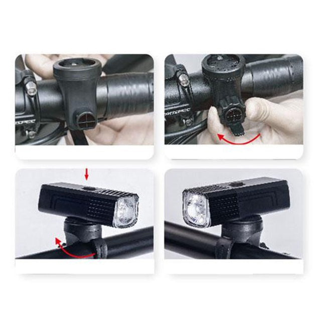 Велофара мощная LEADBIKE LD88-OSRAM 800LM, Долговечный велосипедный фонарь, Лед фара на велосипед