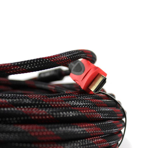 Кабель усиленный 5м переходник адаптер HDMI-HDMI папа-папа аудио видео шнур в обмотке