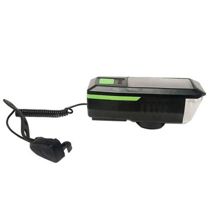 Велофара с сигналом Waterproof LY-17-XPE с выносной кнопкой, Долговечный велосипедный фонарь