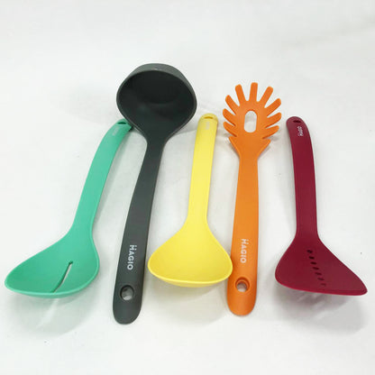 Набор кухонных принадлежностей Magio MG-1123 5 предметов, Силиконовый кухонный набор поварешек