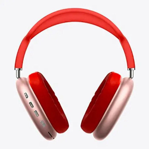 Беспроводные Bluetooth наушники P9 STEREO, Беспроводные bluetooth earphones. Цвет: красный