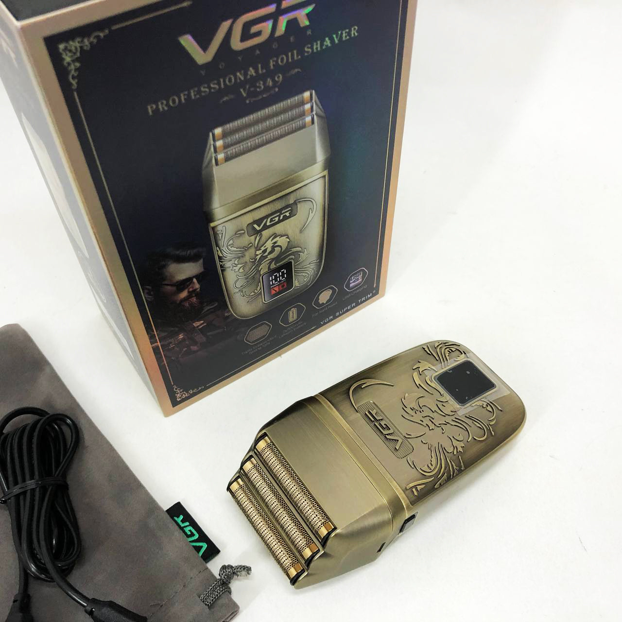 Электробритва VGR V-349 шейвер, тройное лезвие