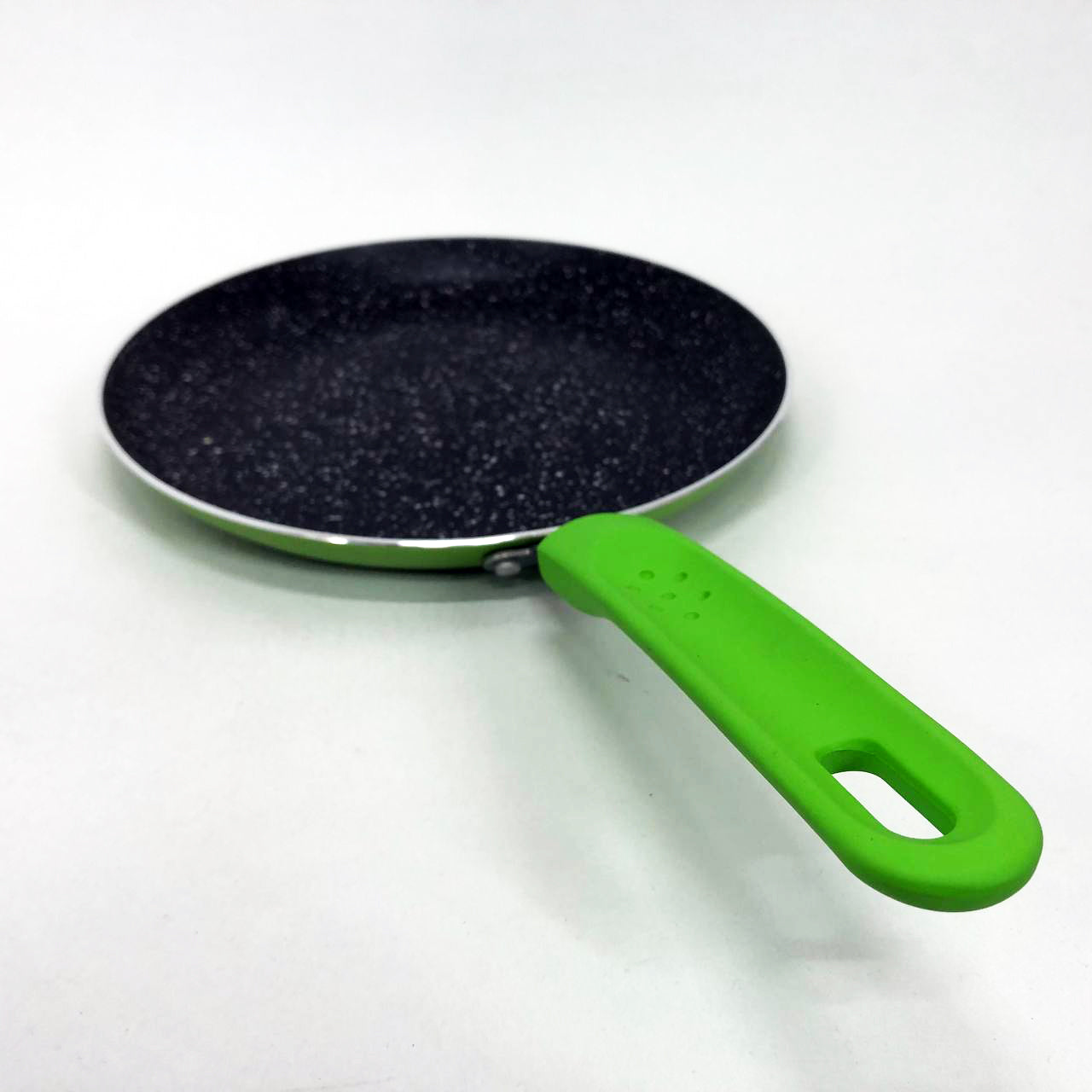 Сковородка для блинов 23 см Con Brio СВ-2324 Eco Granite, сковорода с индукционным дном. Цвет: зеленый