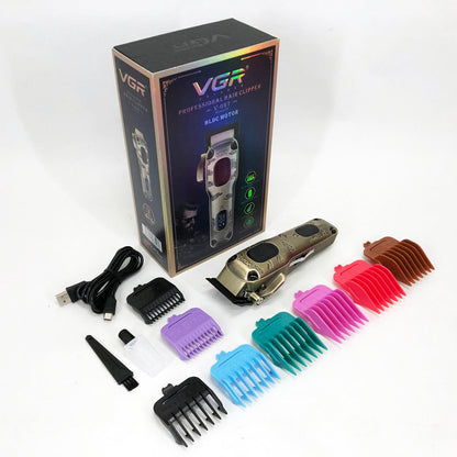 Аккумуляторная машинка для стрижки VGR V-027