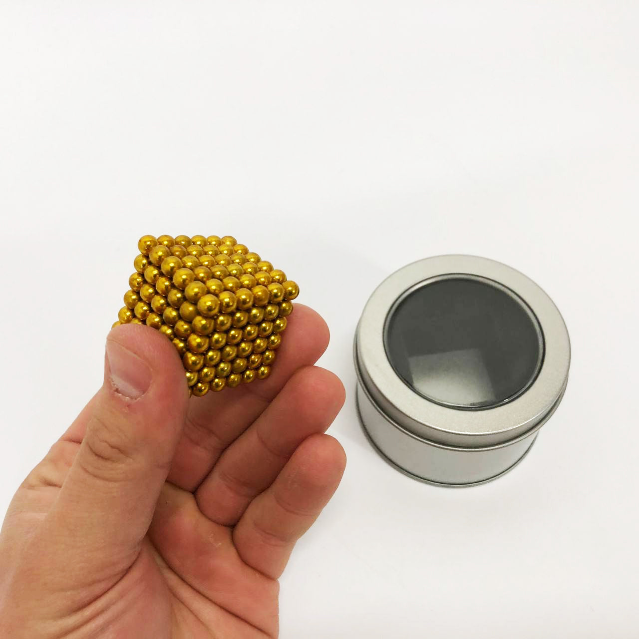 Магнитный конструктор Нео NeoCube Золотой, Магнитная игрушка неокуб, Неокуб магнитный конструктор