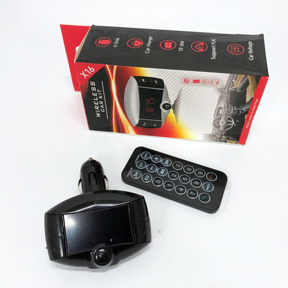 Автомобильный FM модулятор X16 ФМ трансмиттер Bluetooth, Фм трансмиттер стерео, Трансмиттер для музыки