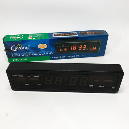 Электронные часы Caixing СХ-808, Цифровые настольные часы квадратные, LED Лед часы настольные