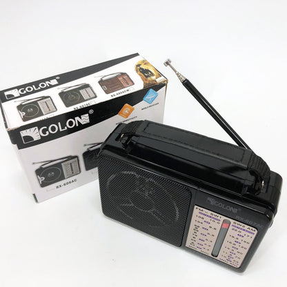Портативный Радиоприёмник всеволновой GOLON RX-607 AC, Переносной приемник fm am, FM-приемники