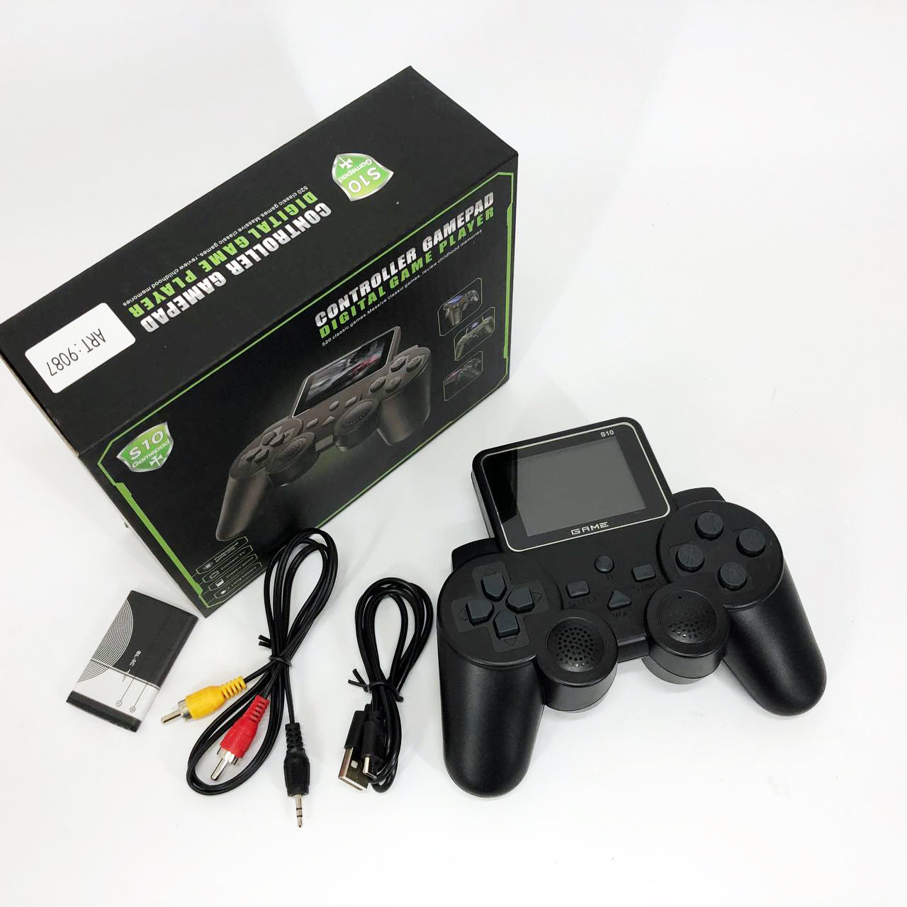 Игровая консоль-джойстик S10 с 2.4 дюймовым LCD экраном, Игровая приставка game, Детская приставка тетрис