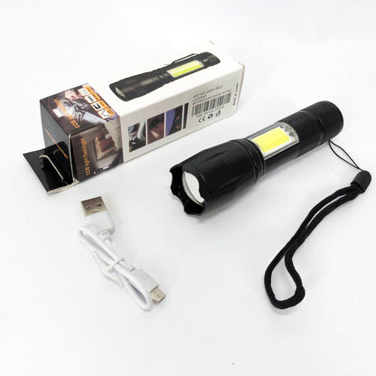 Фонарик карманный PLD C609-T6+COB, Сверхмощный фонарик, Яркий фонарик, Качественный фонарик