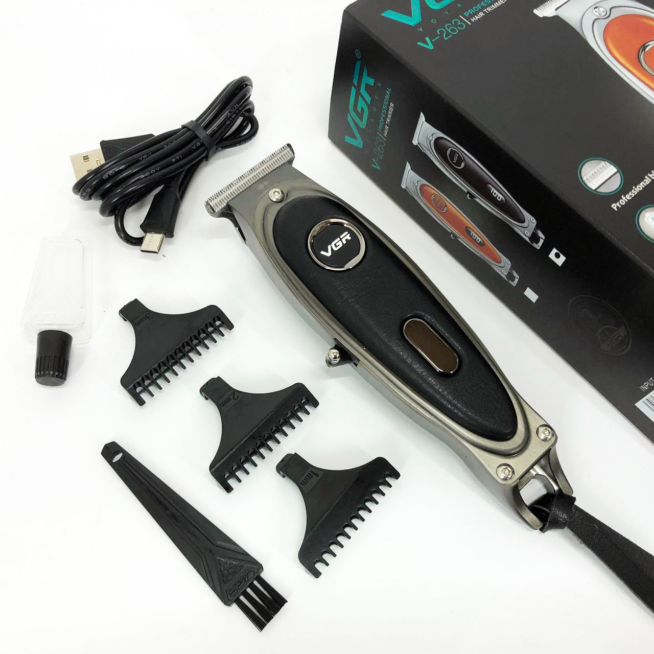 Триммер VGR V-263 BLACK. Цвет: черный